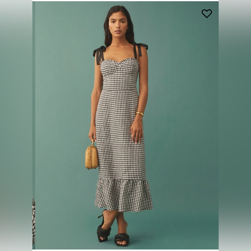 Reformation Vale Linen Dress Size 2 NWOT